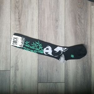 Sock it to Me knee high panda socks